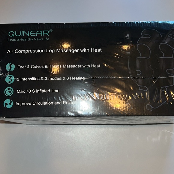 NEW QUINEAR ELECTRONIC AIR LEG COMPRESSION LEG MASSAGER WITH HEAT - Picture 12 of 13
